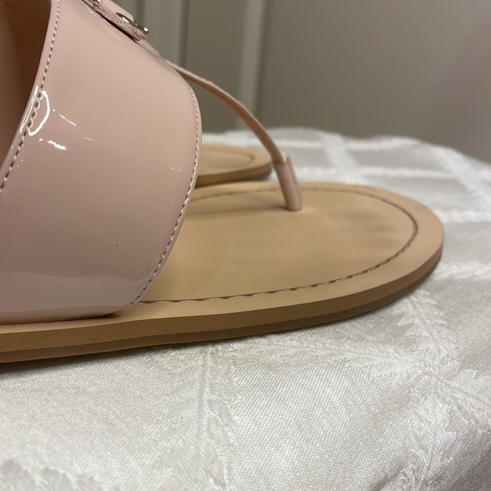 Kate Spade Slip on Sandals Size 10 Soft Neutral Pink - Picture 7 of 7